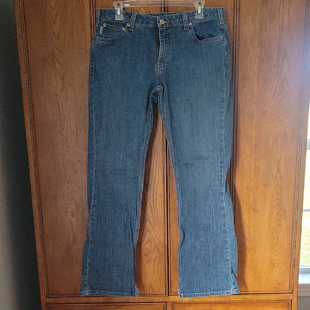 Carhartt Women's Blue Curvy Fit Jeans Size 12x32